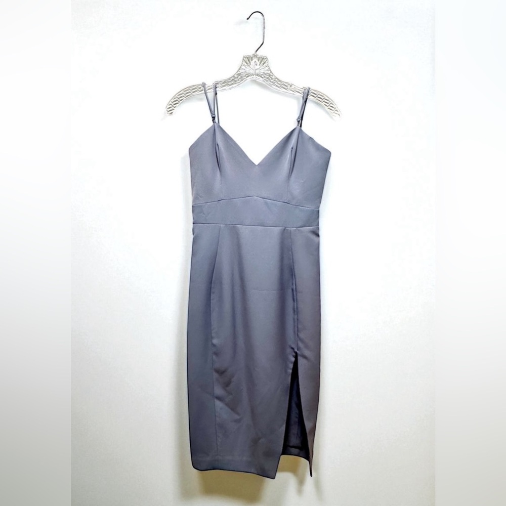 House of CB Raqa Gray Bodycon Dress XS Gigi Hadid Eva Marcille - Picture 9 of 15